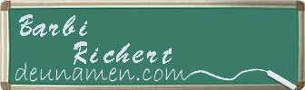 Barbi Richert Visitenkarte